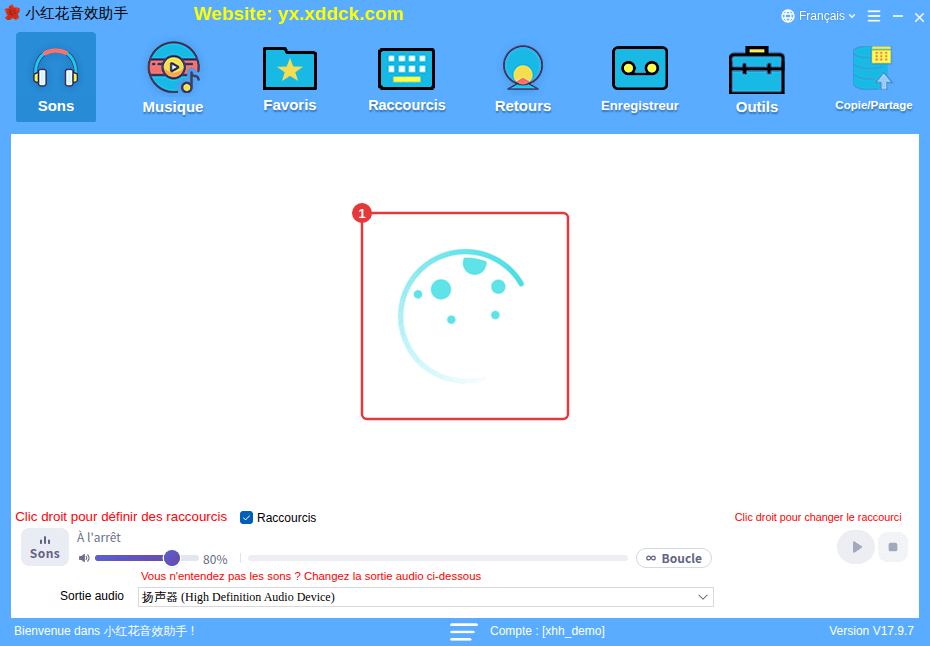 ① L’animation de chargement
